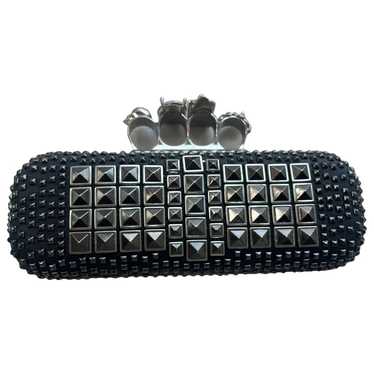 Alexander McQueen Knuckle leather clutch bag - image 1