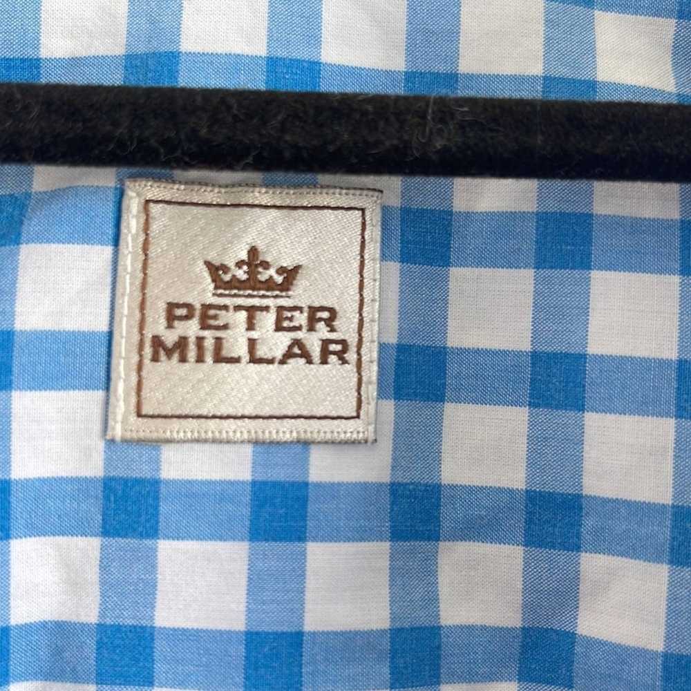 Peter Millar Peter Millar plaid shirt sleeve butt… - image 6
