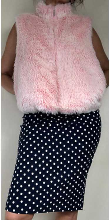 Pink Furry Vest