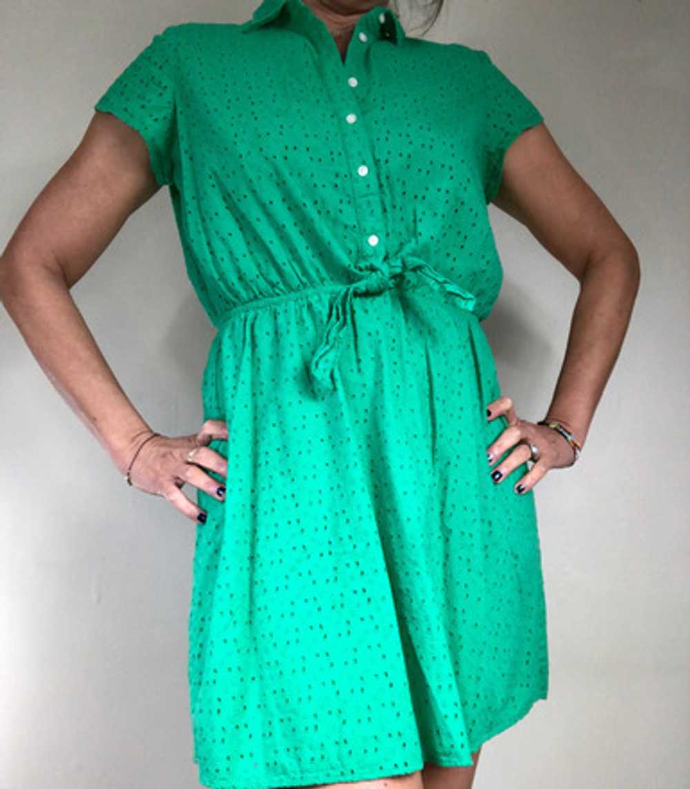 Jcrew Eyelet Dress Gem