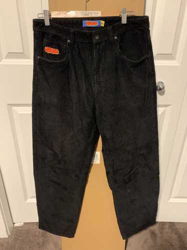 Streetwear Black empire corduroy pants