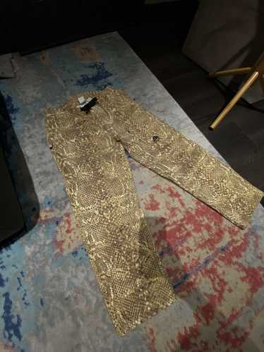 Supreme Louis Vuitton/Supreme Jacquard Denim 5-Pocket Jean ❤ liked on  Polyvore featuring accesso…
