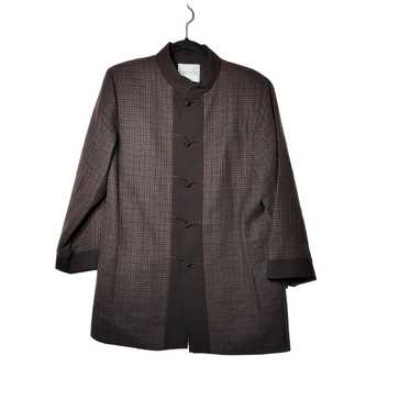 Other Doncaster Women's 100% Wool Brown Plaid Bla… - image 1