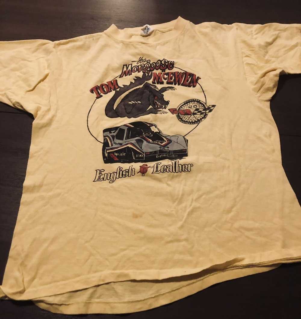 Vintage Vgt 70s the Mongoose Tom McEWEN tee rare - image 1