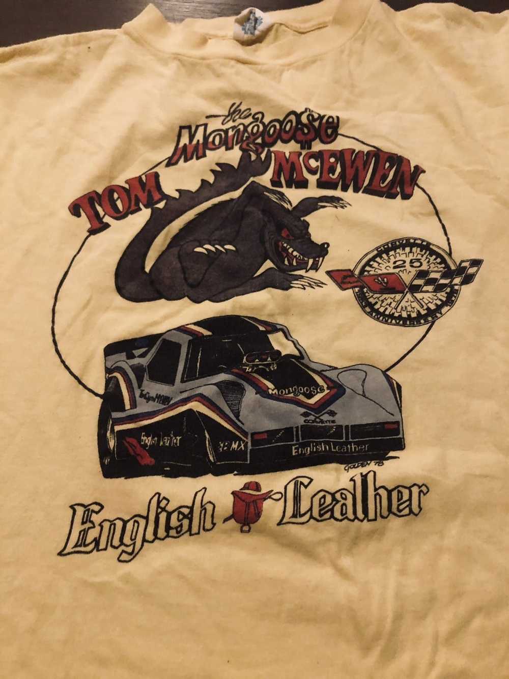 Vintage Vgt 70s the Mongoose Tom McEWEN tee rare - image 5