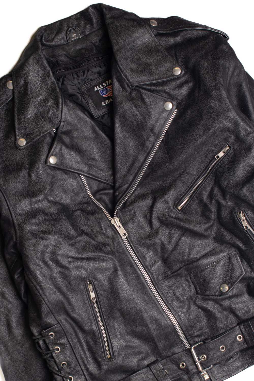 Allstate Leather Motorcycle Jacket 361 - image 2