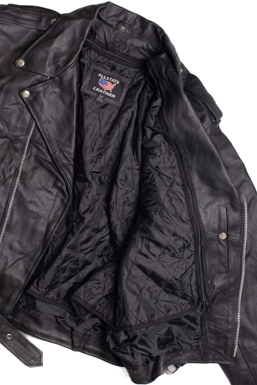 Allstate Leather Motorcycle Jacket 361 - image 3