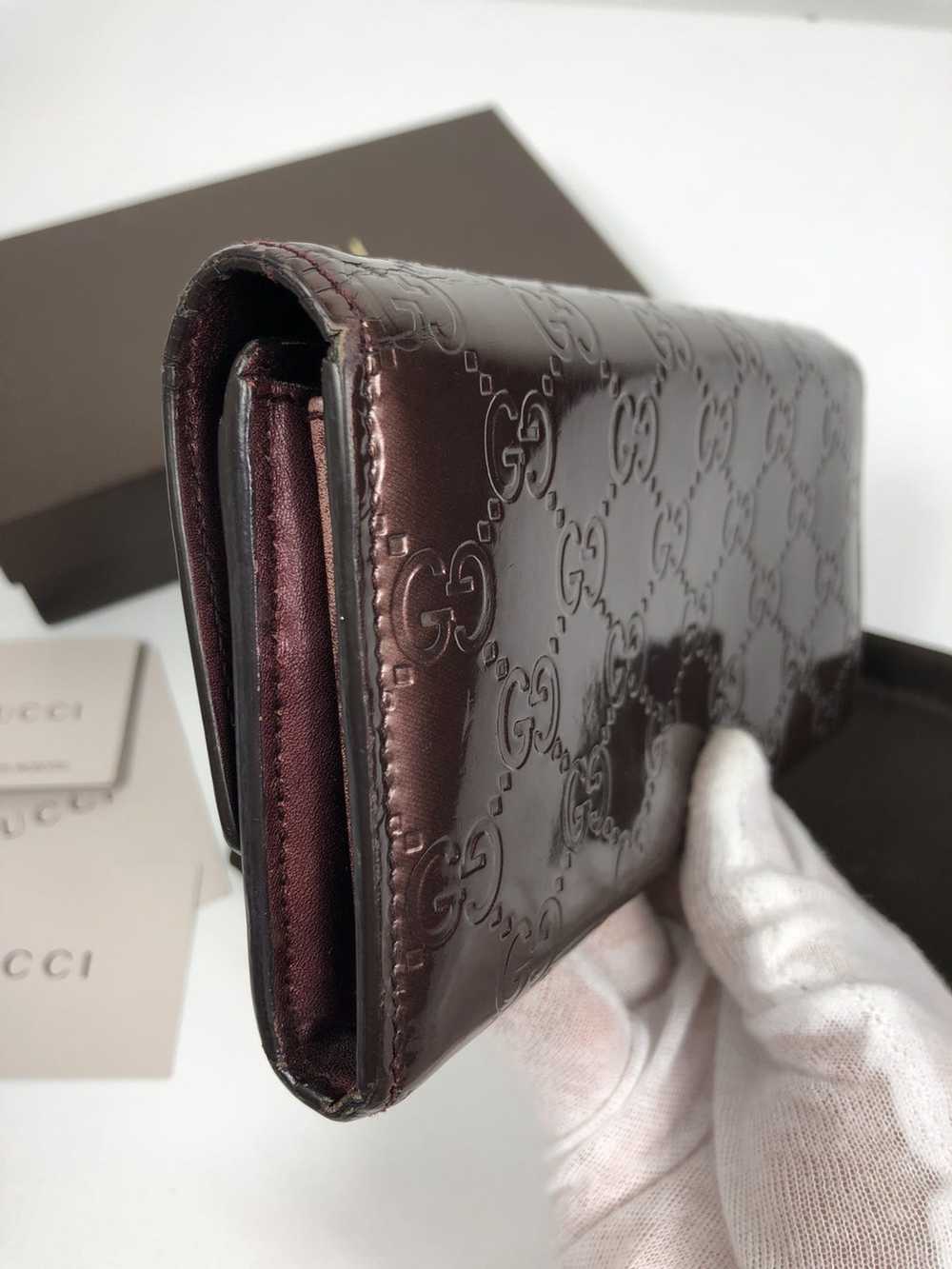 Gucci Gucci gg guccissima leather long wallet - image 7