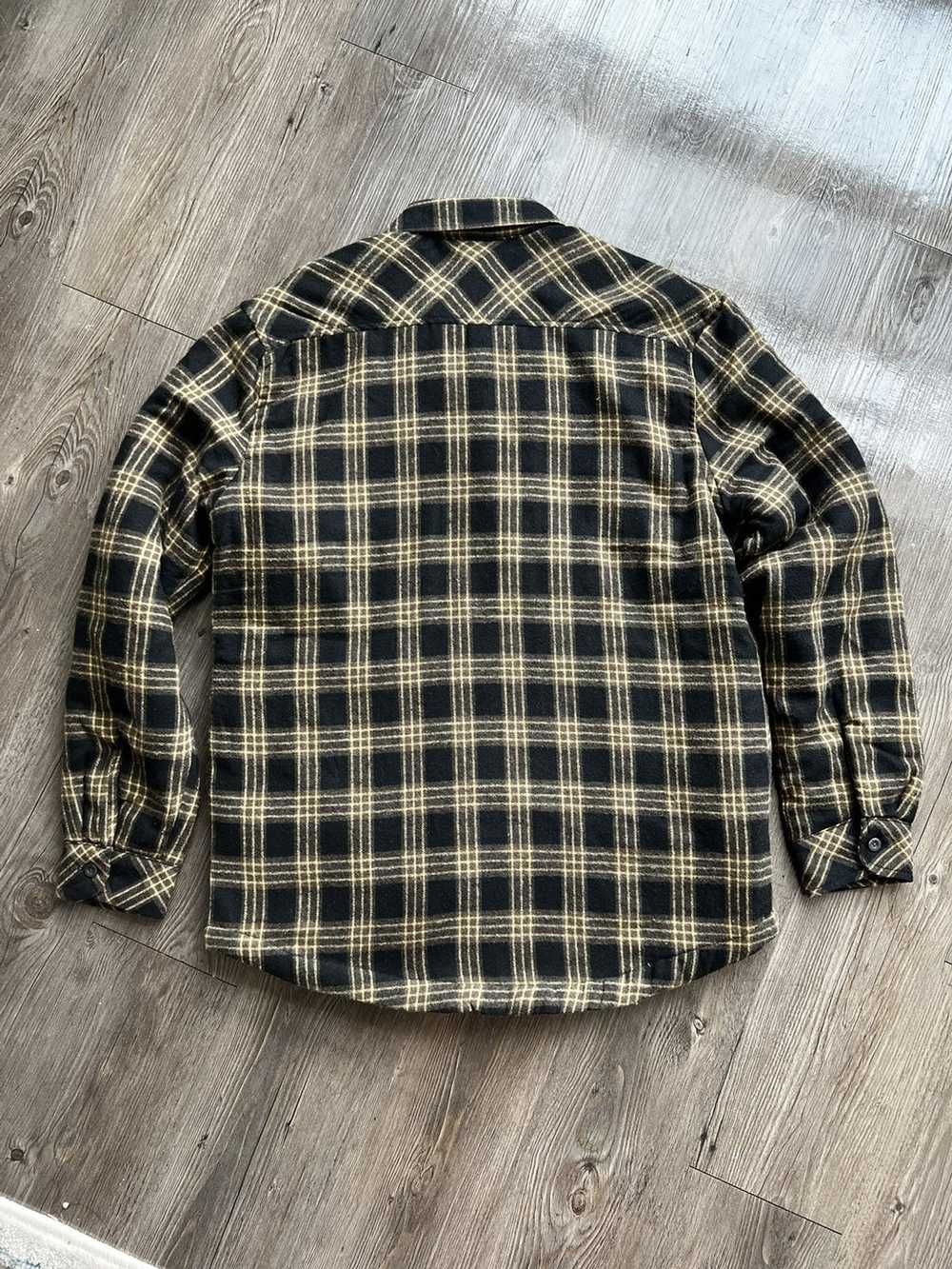Flannel × Vintage Flannel Shirt/Jacket with Padde… - image 3
