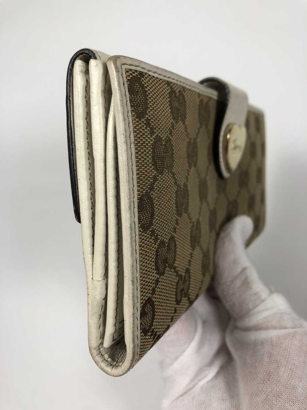 Gucci Gucci gg canvas monogram long wallet - image 7