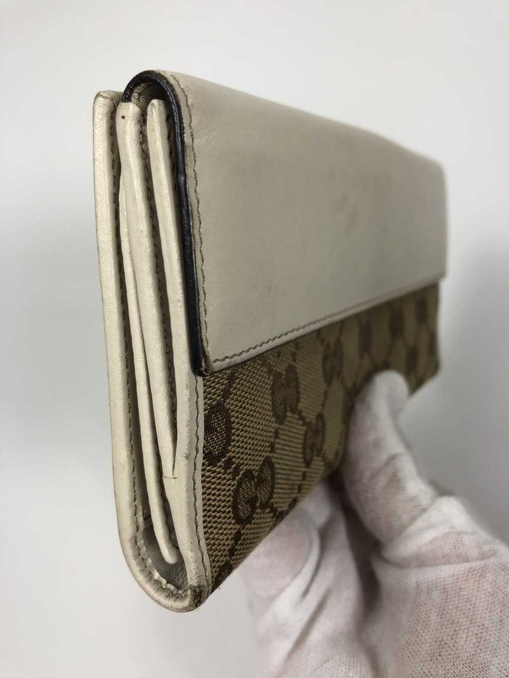 Gucci Gucci gg canvas monogram long wallet - image 8