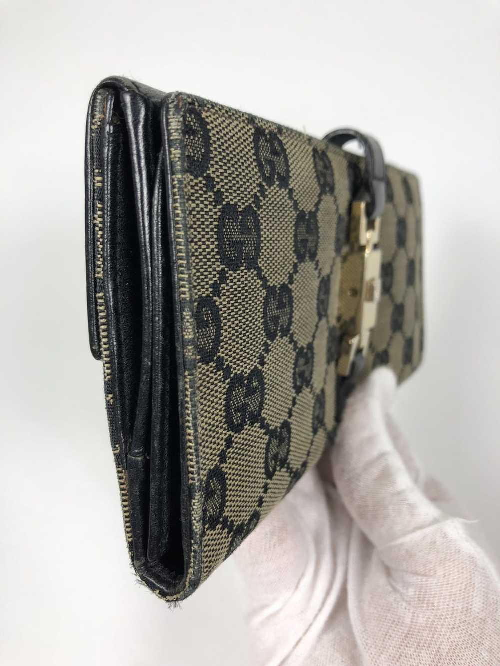 Gucci Gucci gg canvas monogram long wallet - image 8