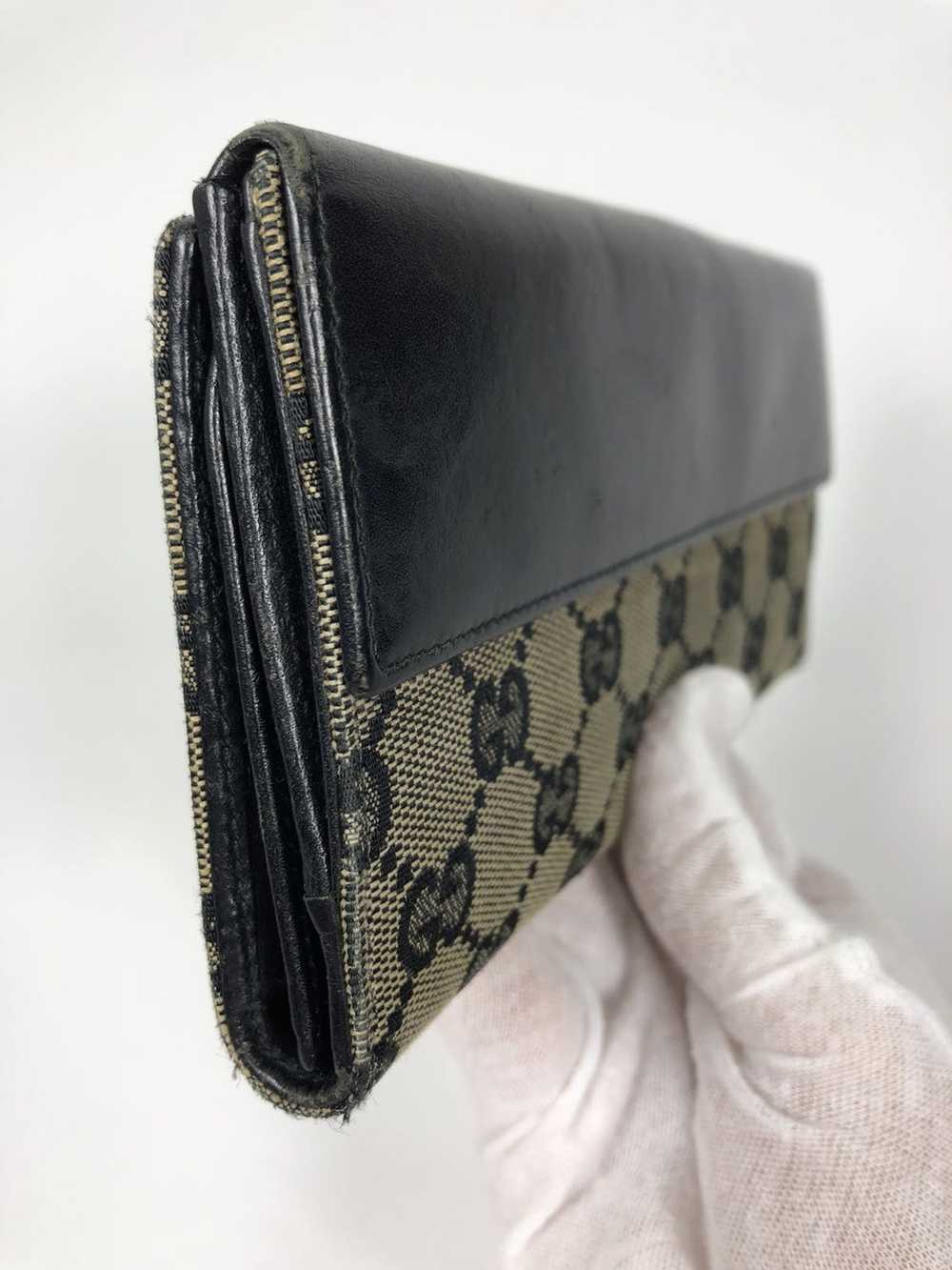 Gucci Gucci gg canvas monogram long wallet - image 9