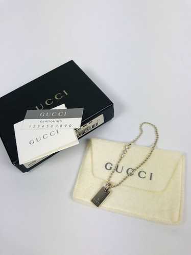 Gucci Gucci .925 silver logo bracelet