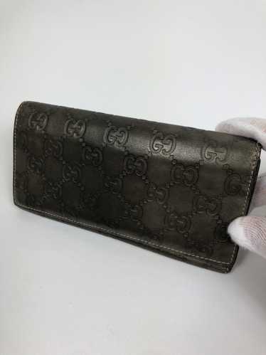 Gucci Ophidia Sherry Long Wallet Black Leather GG Zip Around 523154 Web  Stripe