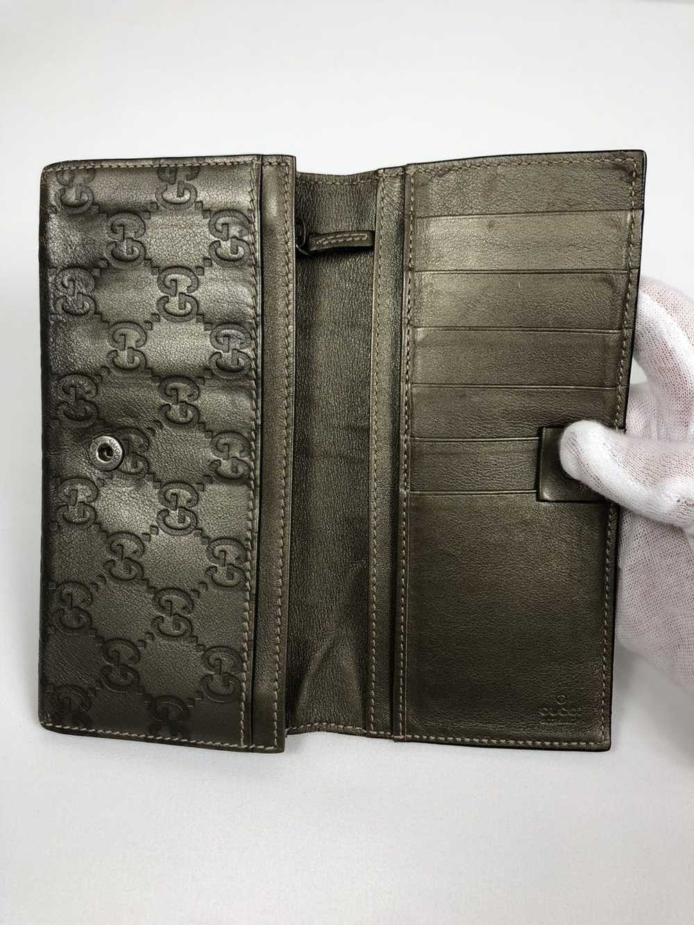 Gucci Gucci gg guccissima leather long wallet - image 3
