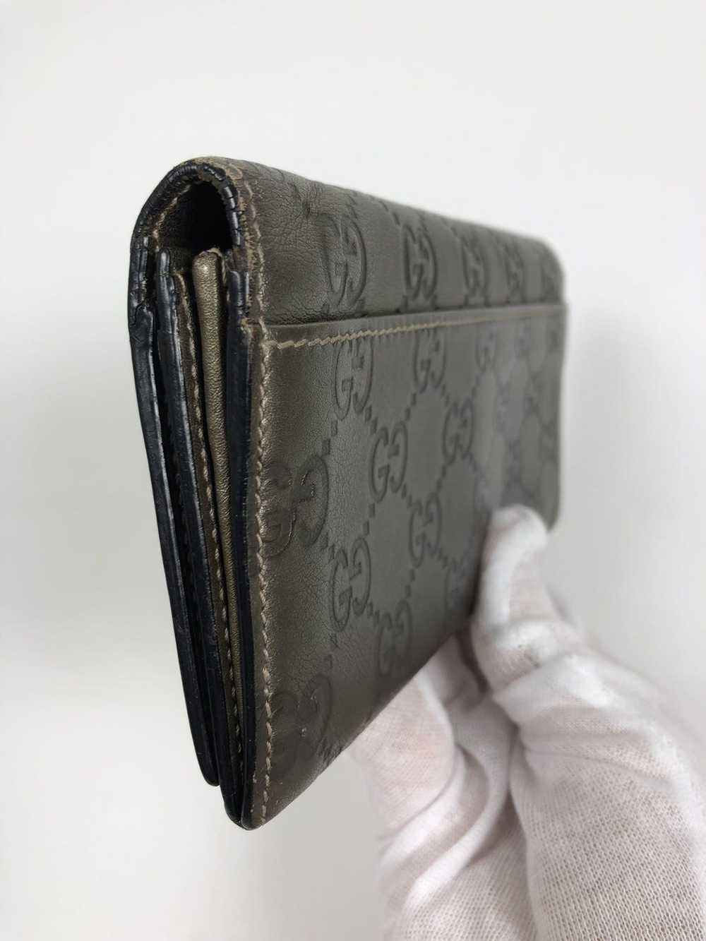 Gucci Gucci gg guccissima leather long wallet - image 9
