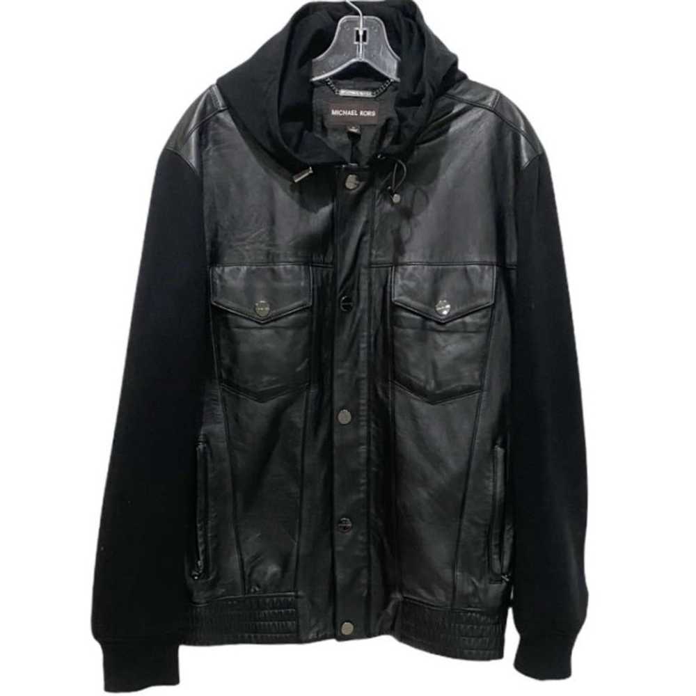 Michael Kors MICHAEL KORS Black Leather Jacket - image 1