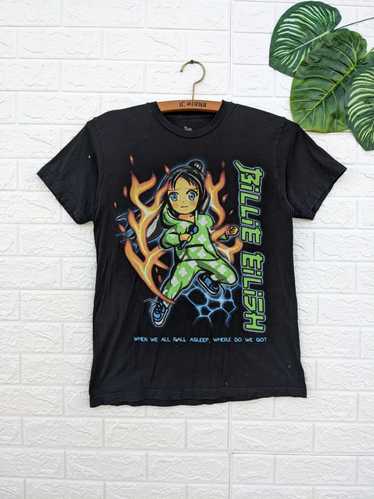 Billie Eilish T-shirt 2018 Where's My Mind Spring Tour Burning Money Sz S  Black | eBay