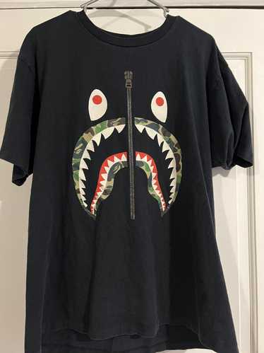 Buy Grey and Pink Bape Shark Mouth Shirt