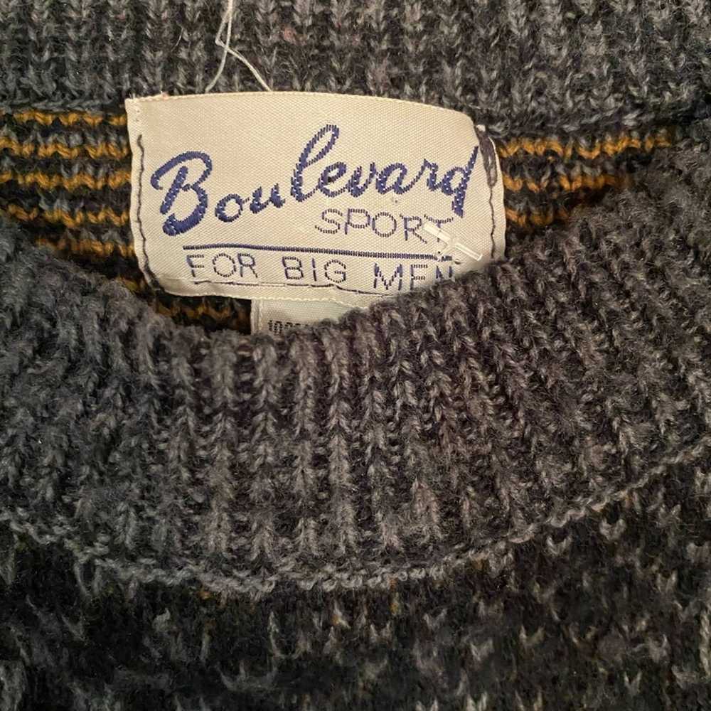 Other Vintage Crewneck Boulevard Sport Sweater Si… - image 9
