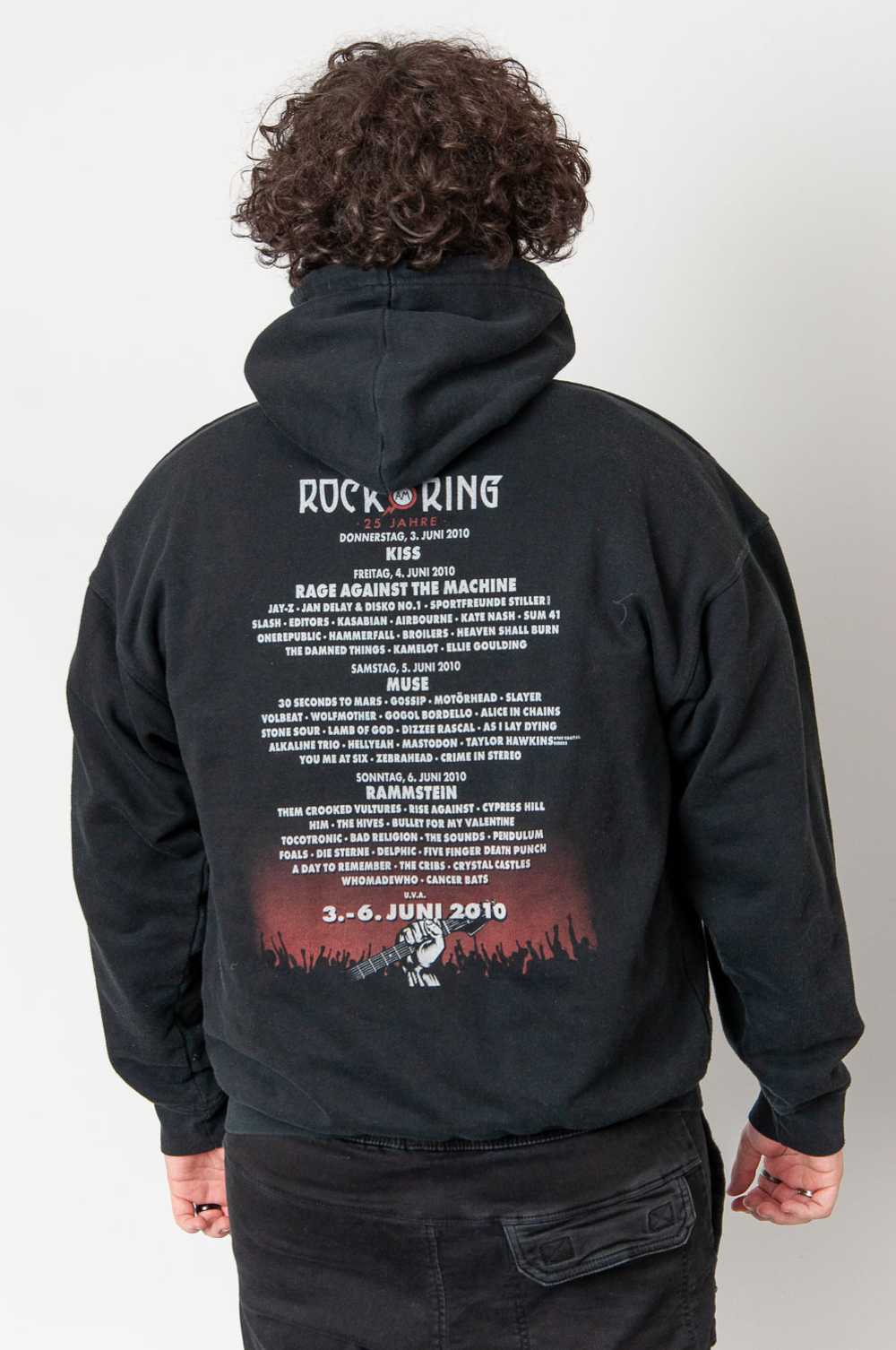 Rock Am Ring 2010 Print Hoodie Black - image 2