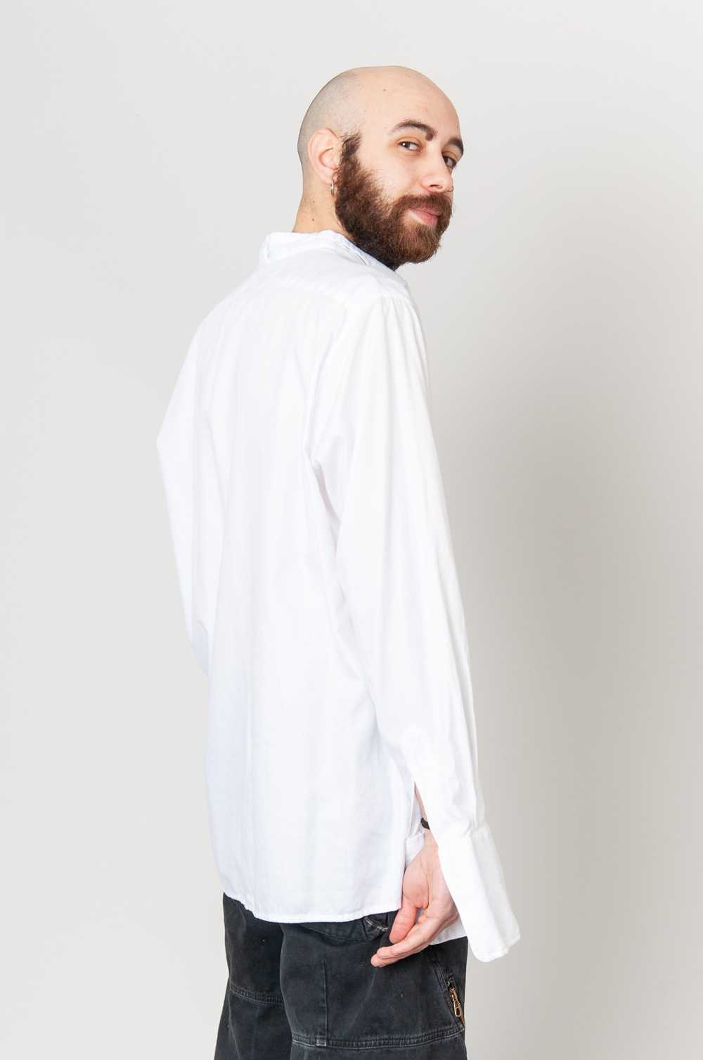 Slight Stripes long sleeve shirt White Made Of Co… - image 2