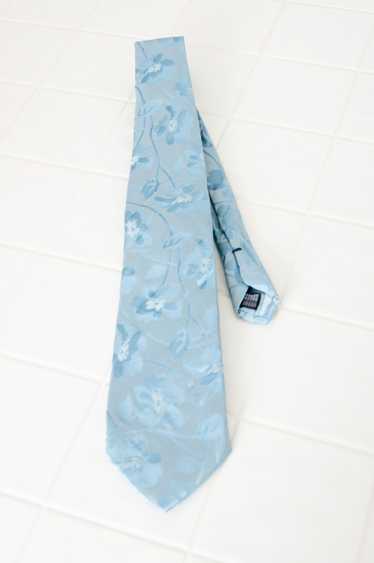 Windsor Pastel Floral Silk Tie Light blue