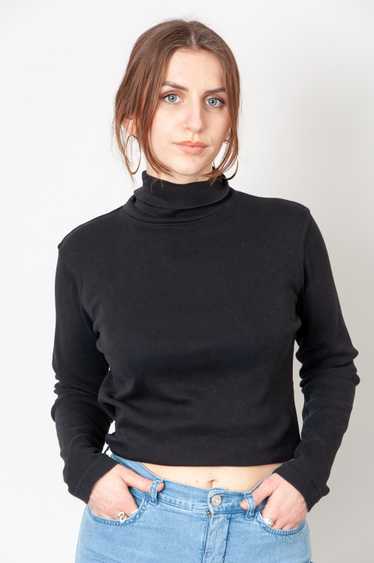 Cecil roll neck top Black long sleeve - image 1