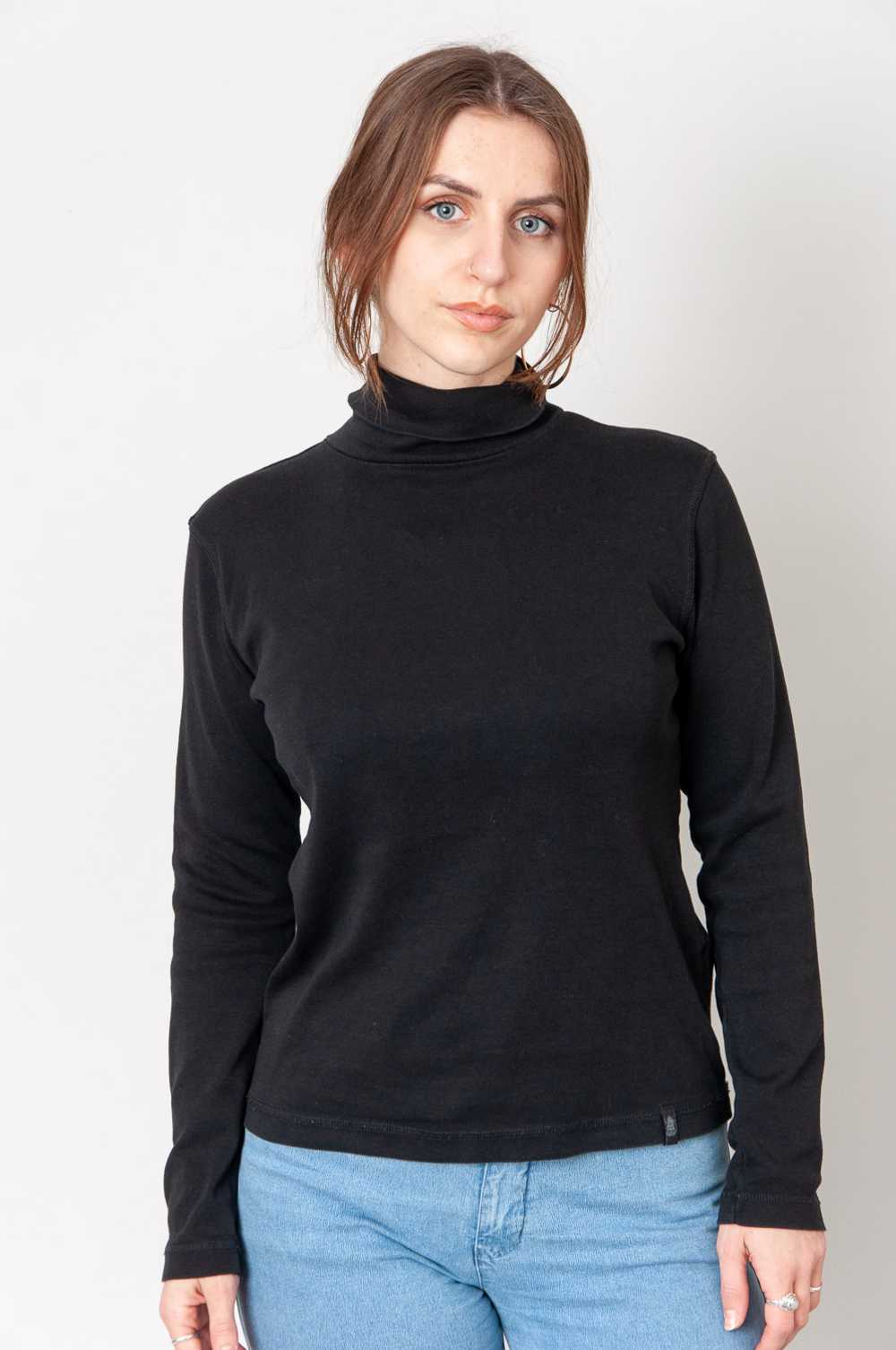 Cecil roll neck top Black long sleeve - image 2