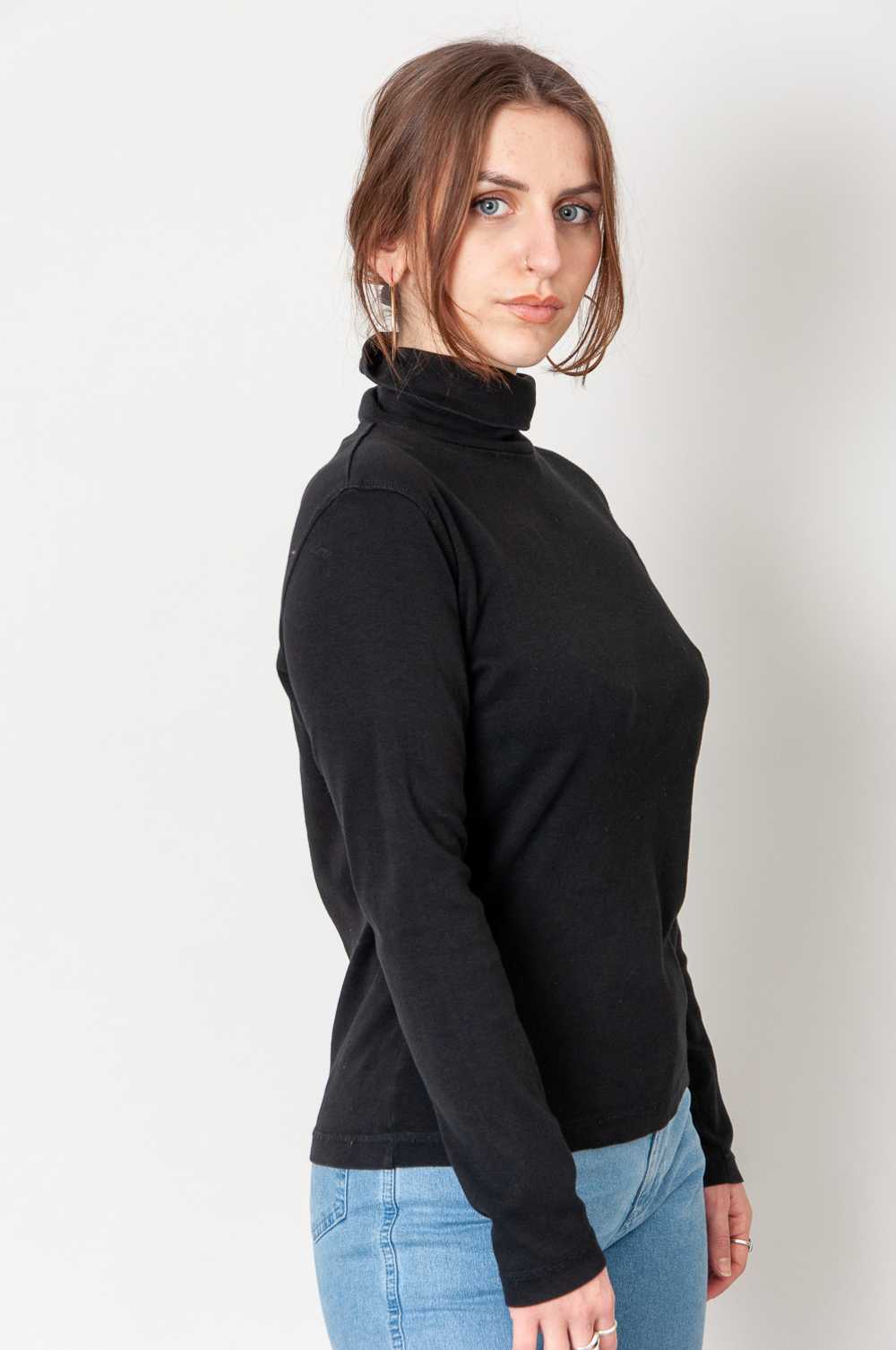 Cecil roll neck top Black long sleeve - image 4