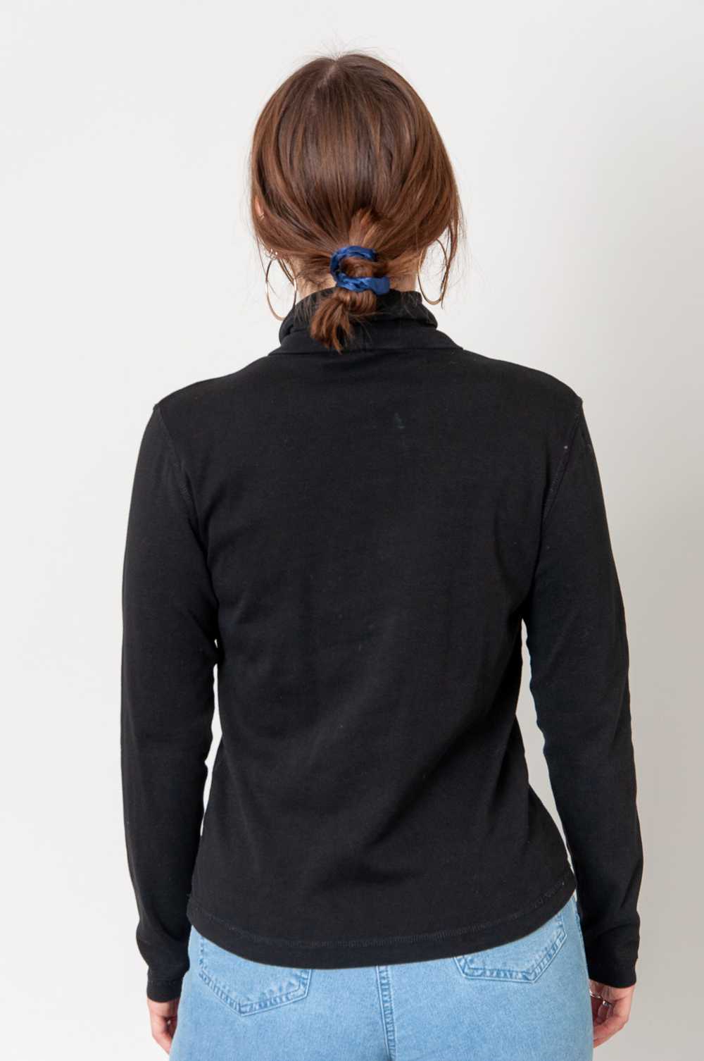 Cecil roll neck top Black long sleeve - image 5