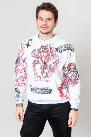 Dope Money Hoodie White With Print