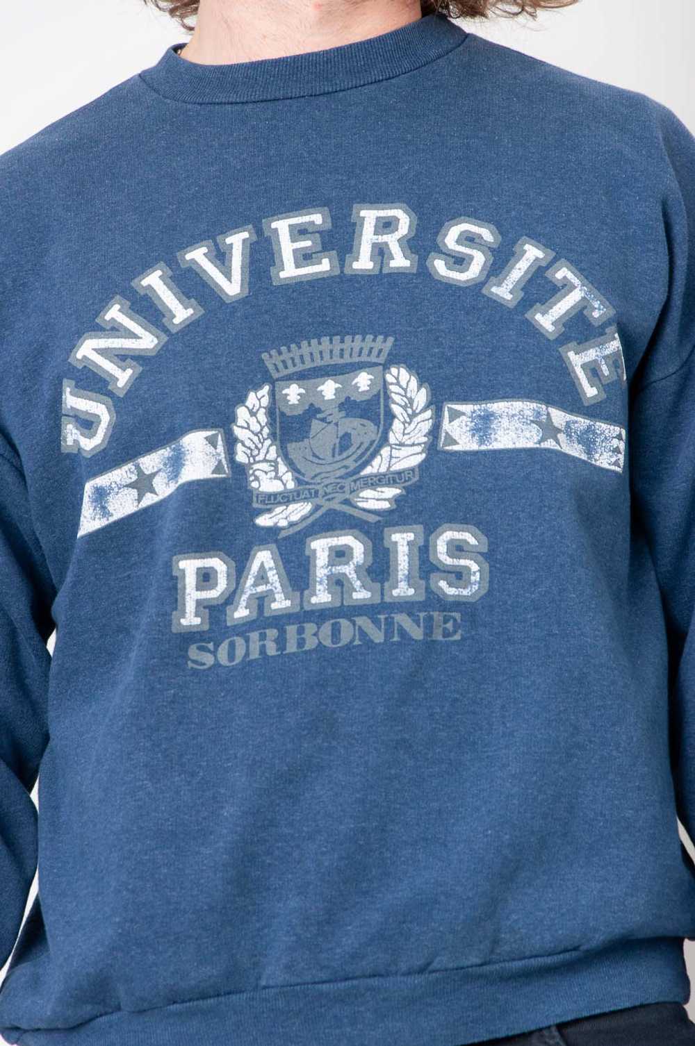 Universite Paris Sarbonne Sweatshirt Blue With Pr… - image 3