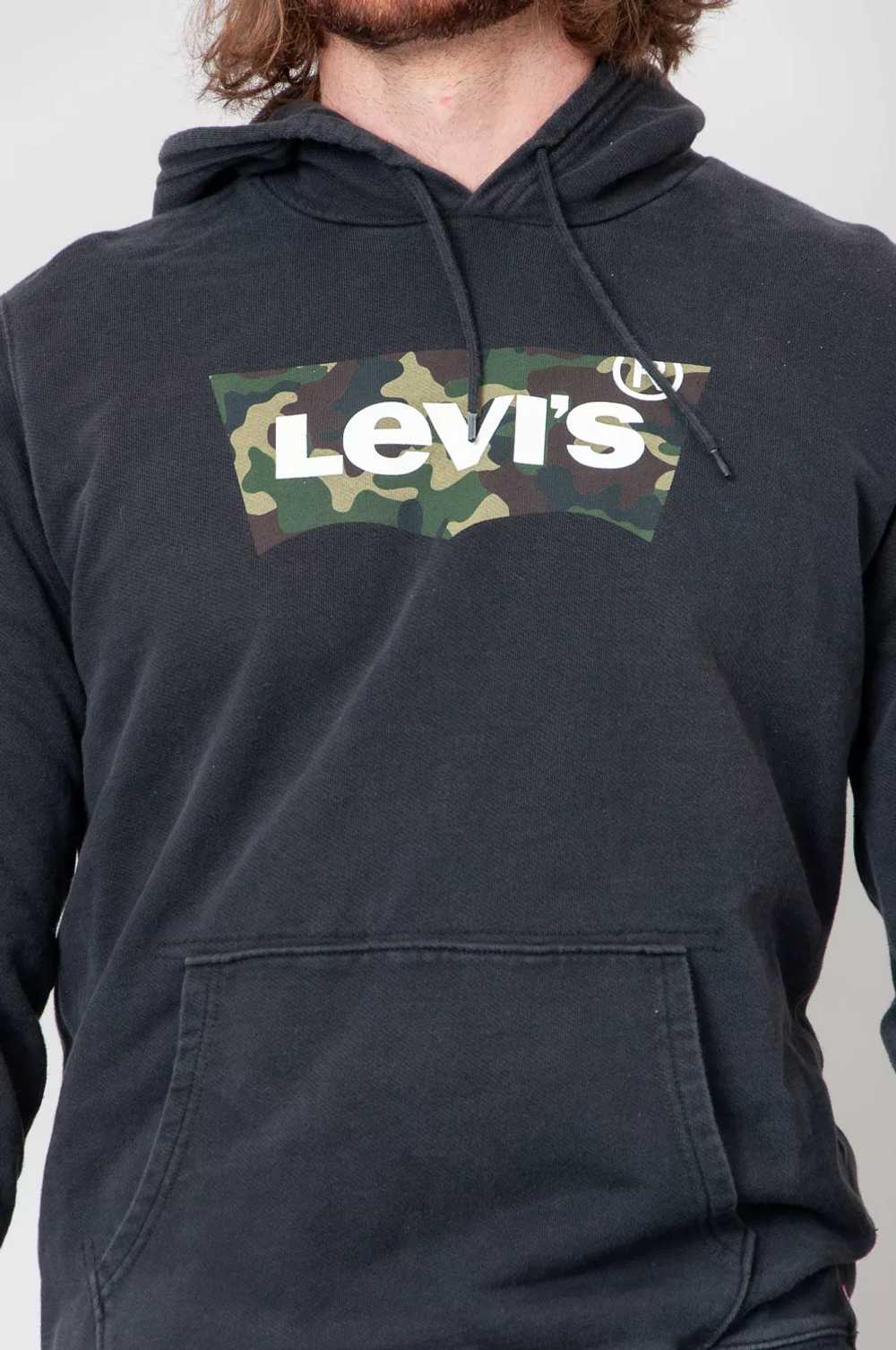 Levi’s hoodie Black With Camouflage Logo Made Of … - image 4