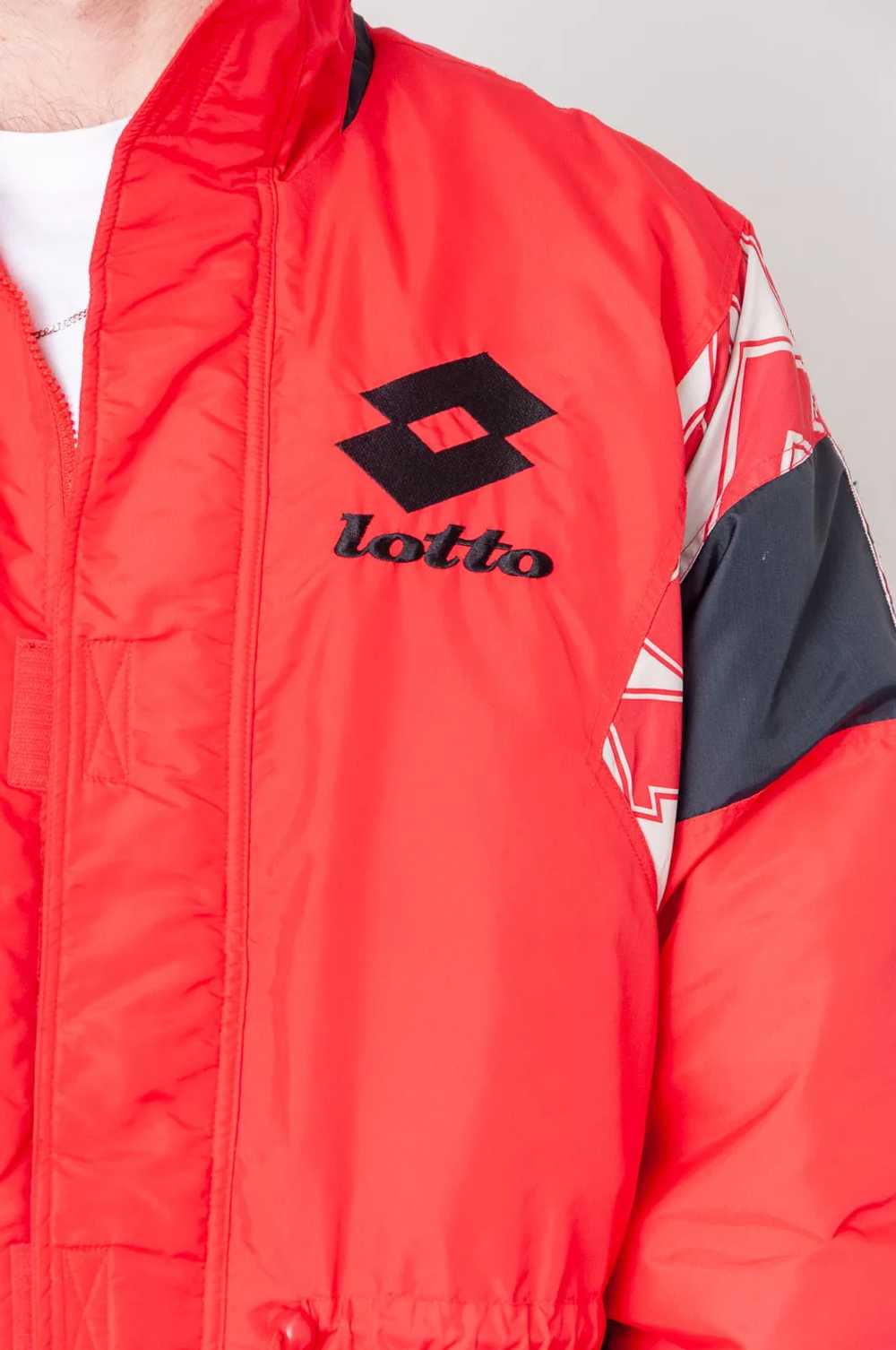 Lotto buffer coat Red with embroidered logo - image 5