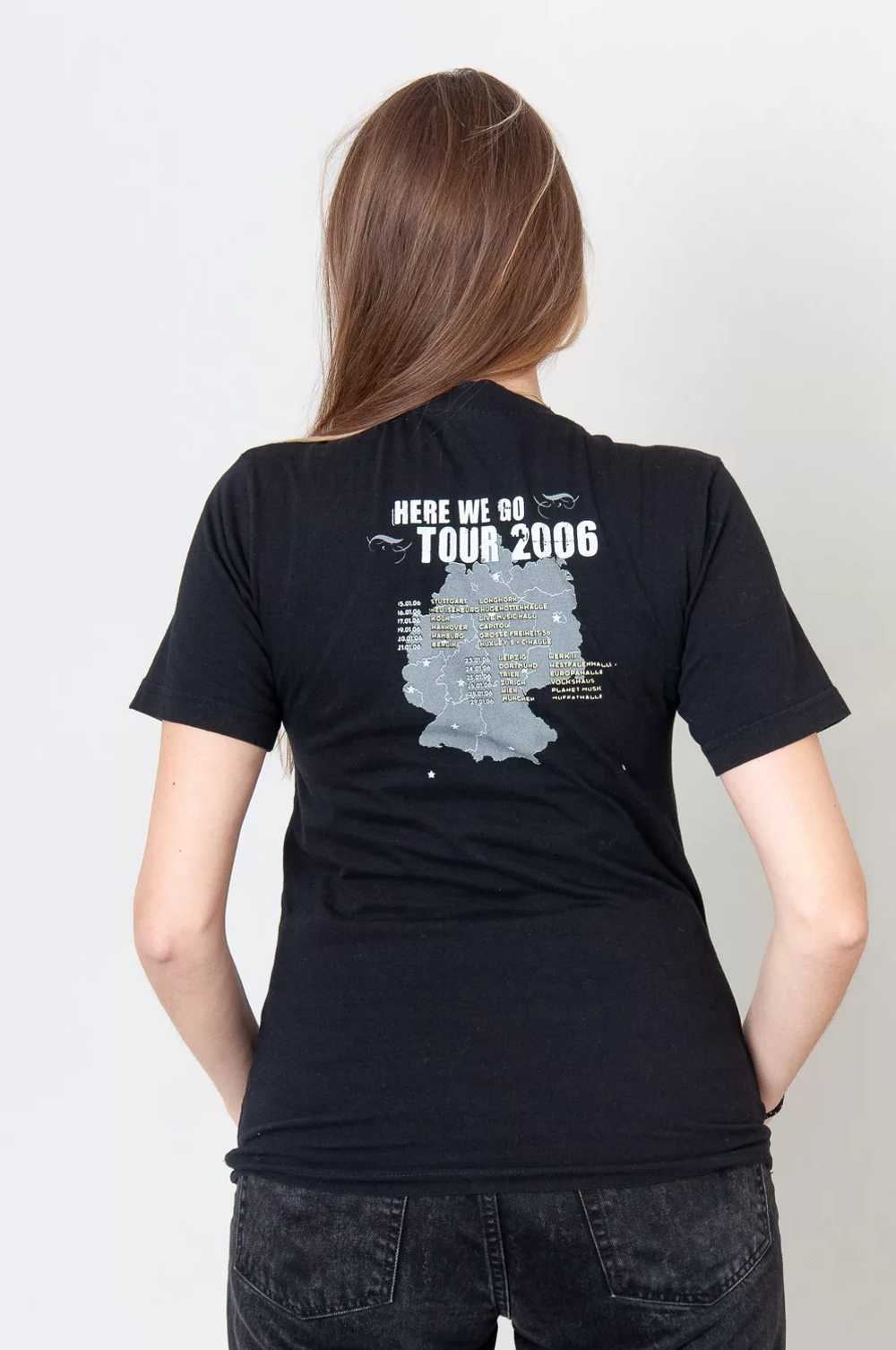 Us 5 band shirt Black With Here We Go Tour 2006 P… - image 2