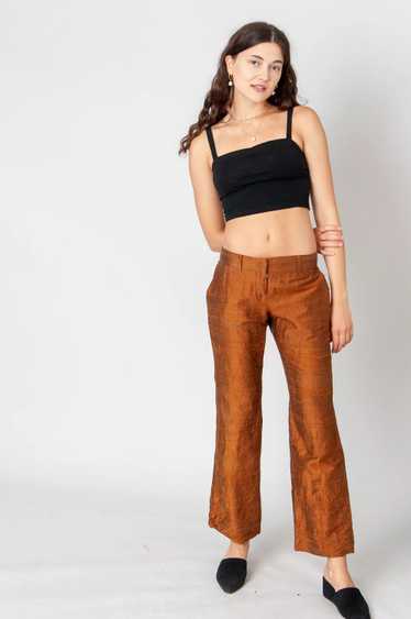 Giorgia And Johns Bell Trousers Low Waist Bronze C