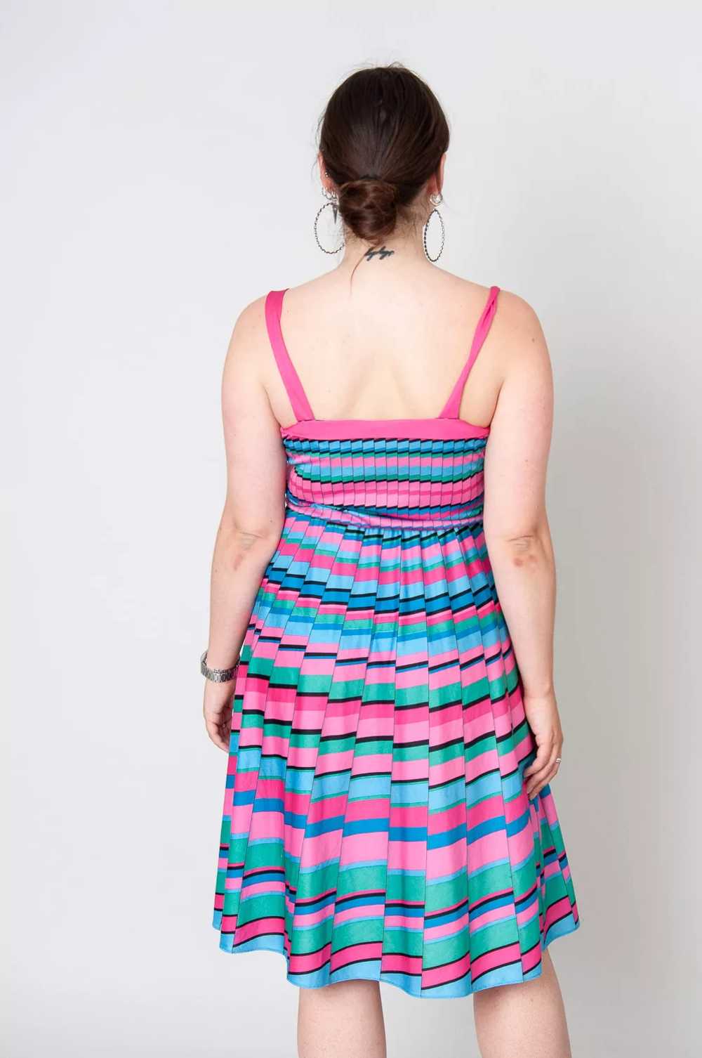 Water Dream Midi Dress Colorful With Pattern - image 4