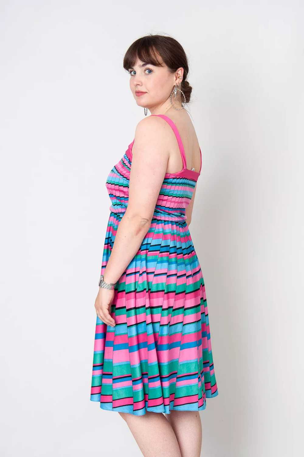 Water Dream Midi Dress Colorful With Pattern - image 5