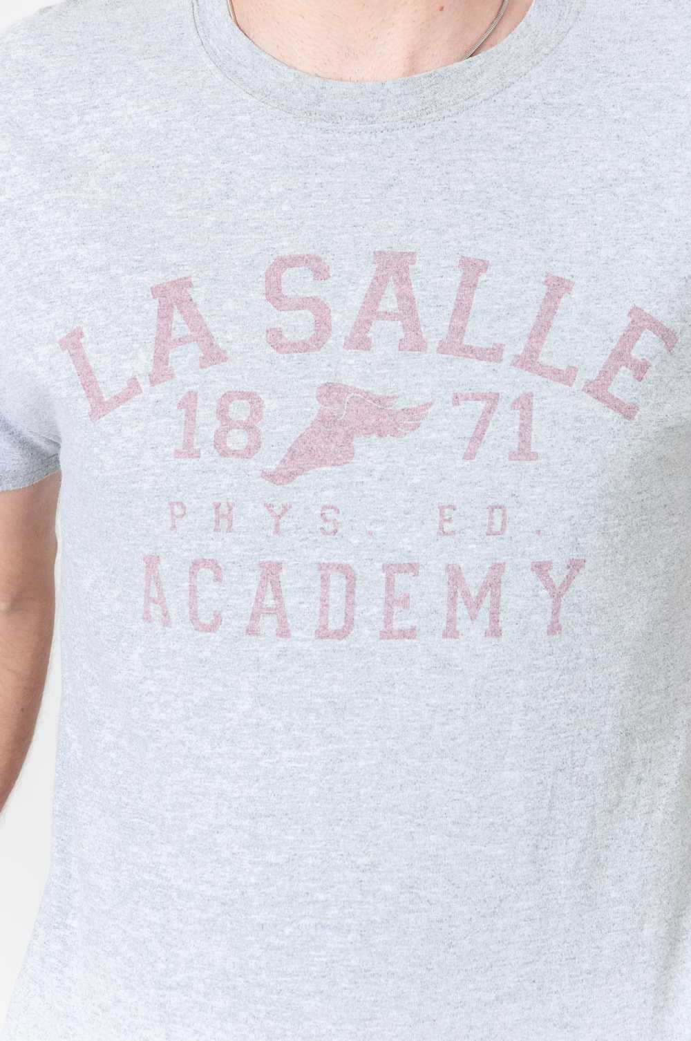 La Salle Academy Gray Champion T-Shirt With Print - image 3
