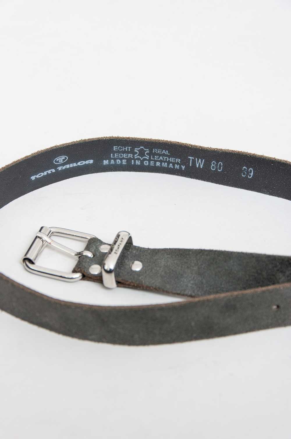 Tom Tailor World Black leather belt - image 4