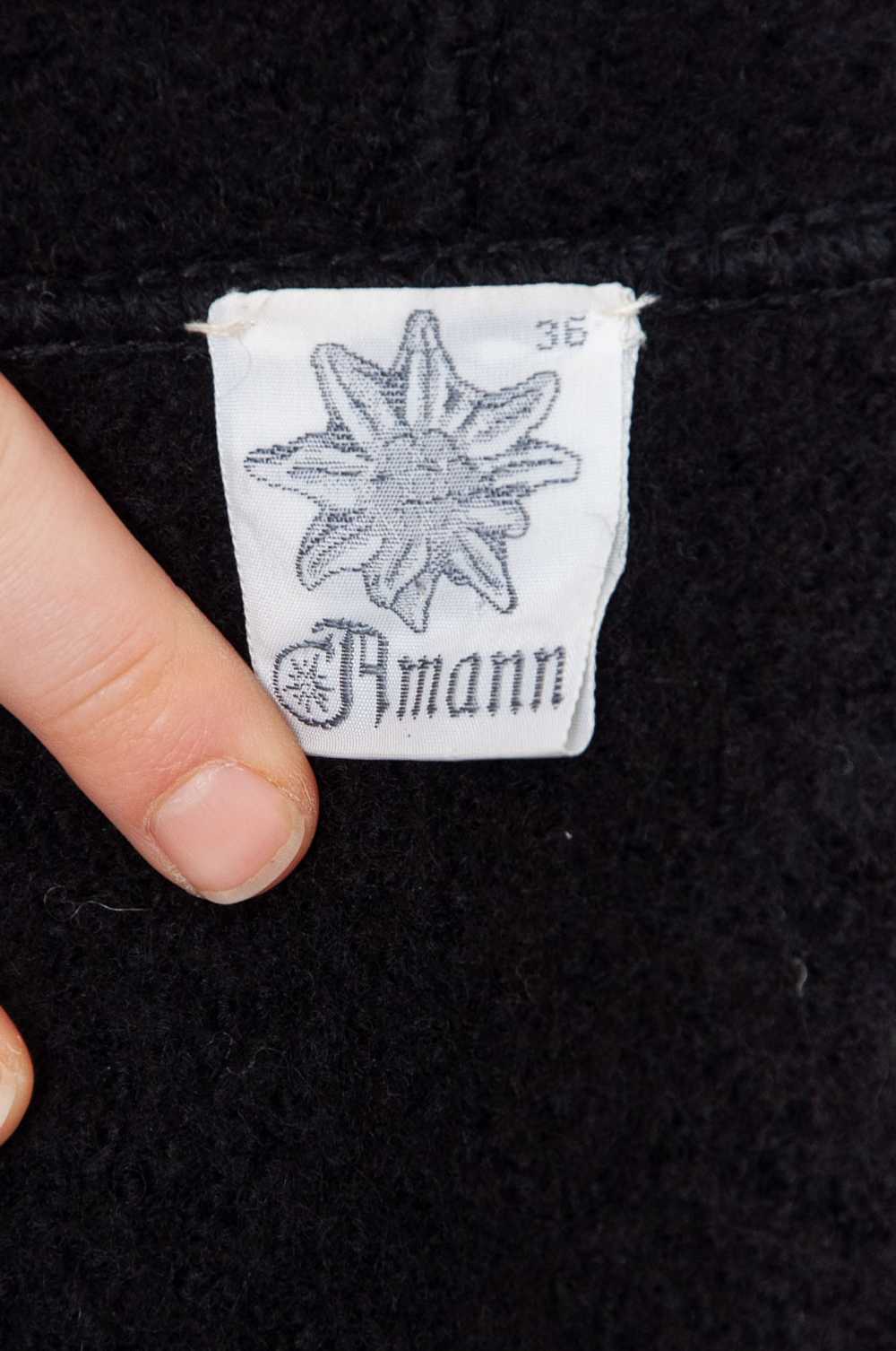 Amann Black Traditional Jacket With Embroidery - image 3