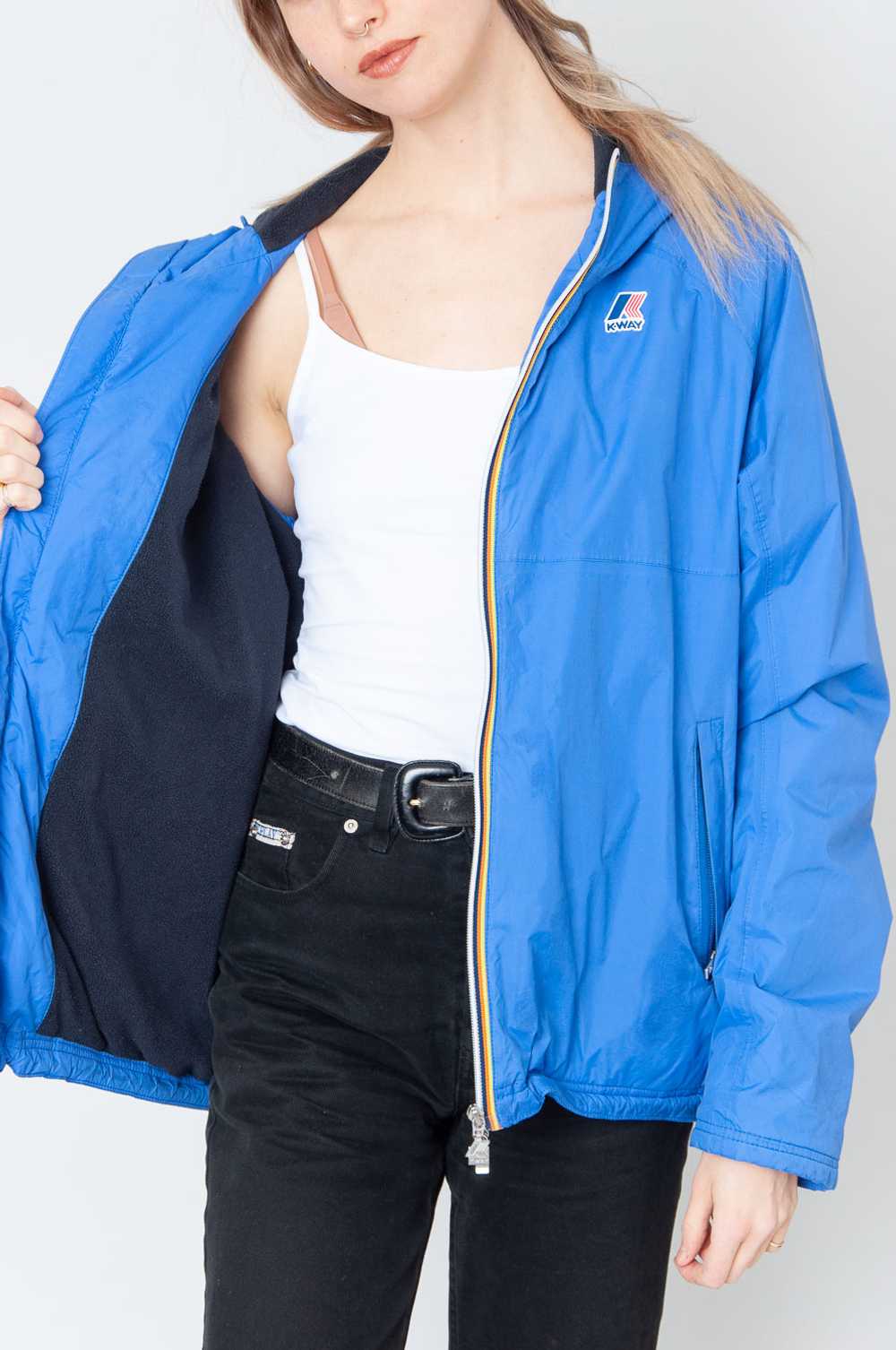 K-Way Blue rain jacket - image 3