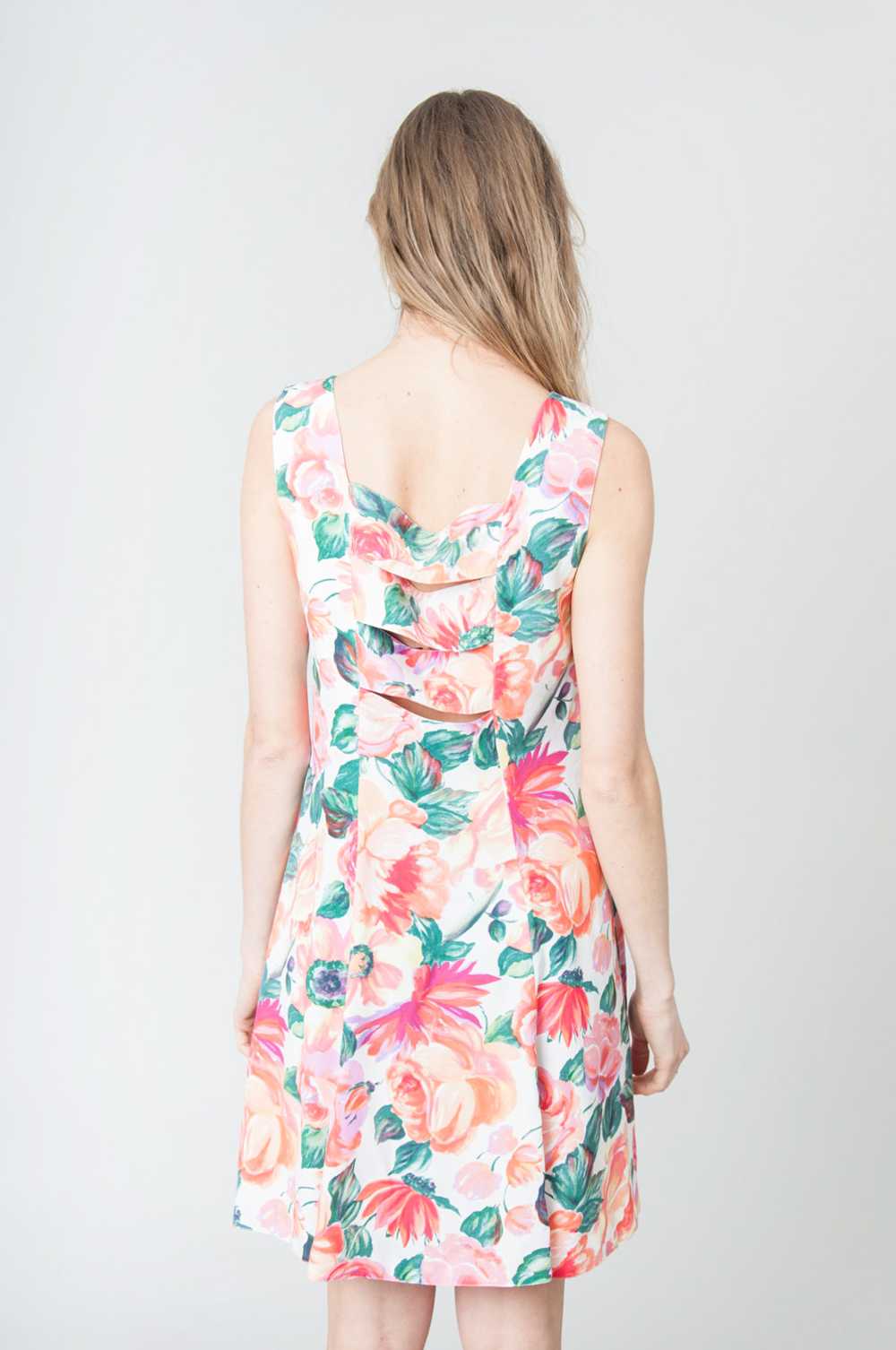 Sing With Me Colorful Short Dress With Floral Pat… - image 2