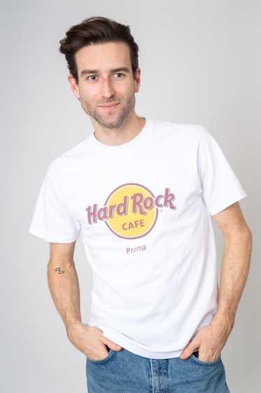 Hard Rock Café Praha White T-Shirt With Print