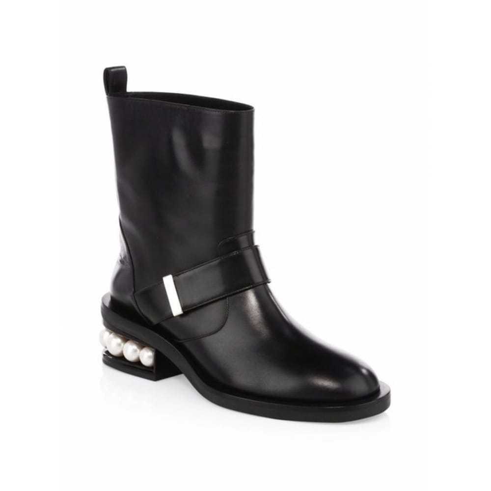 Nicholas Kirkwood Leather biker boots - image 8