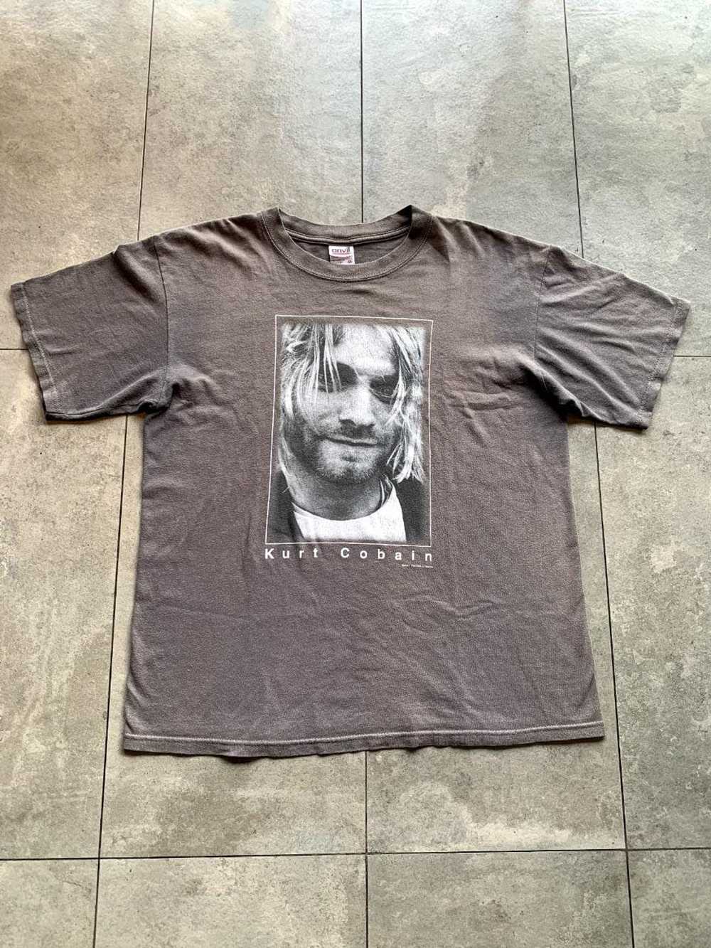 Nirvana × Rock Tees × Vintage Vintage Kurt Cobain… - image 1