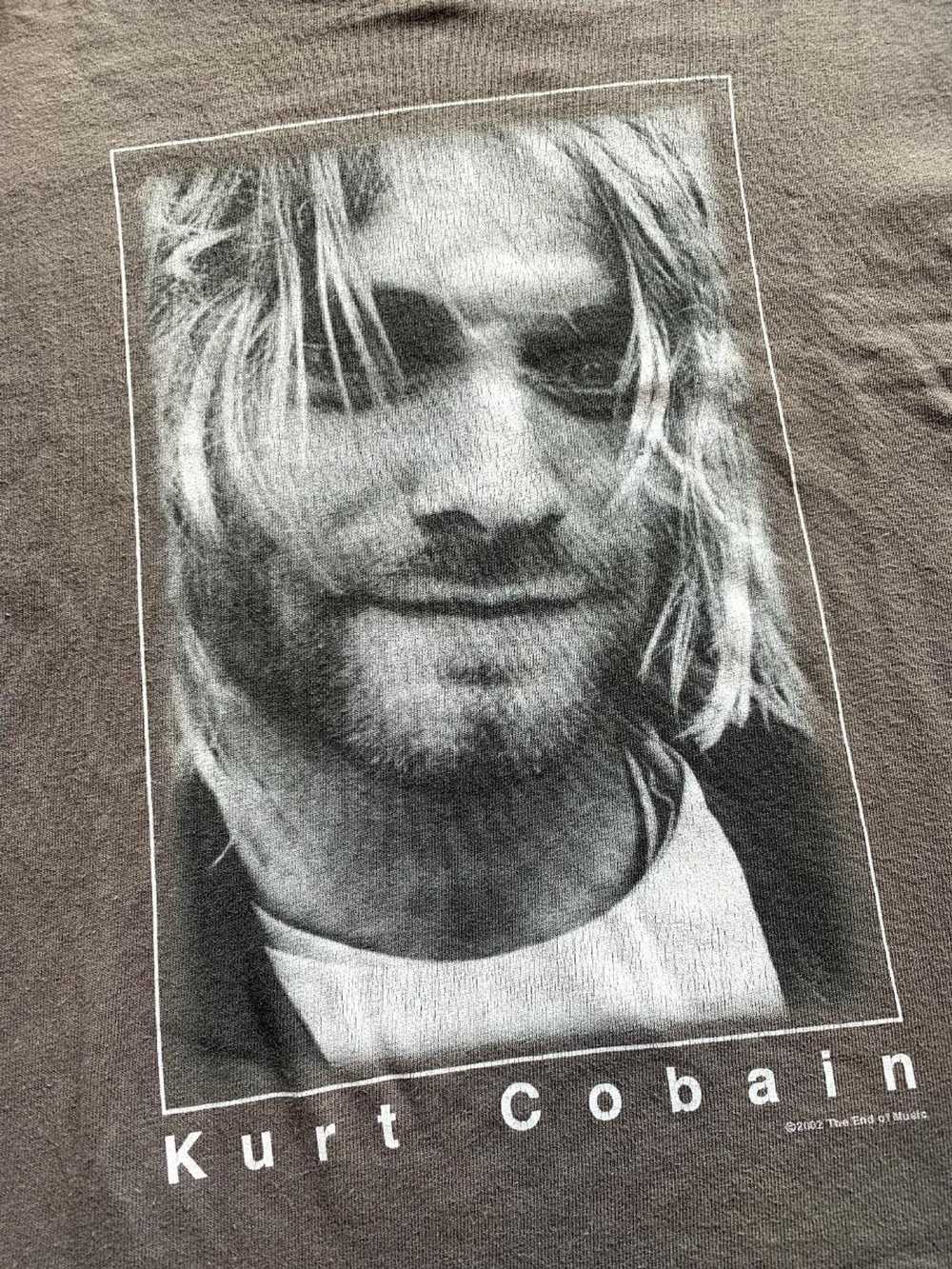Nirvana × Rock Tees × Vintage Vintage Kurt Cobain… - image 2