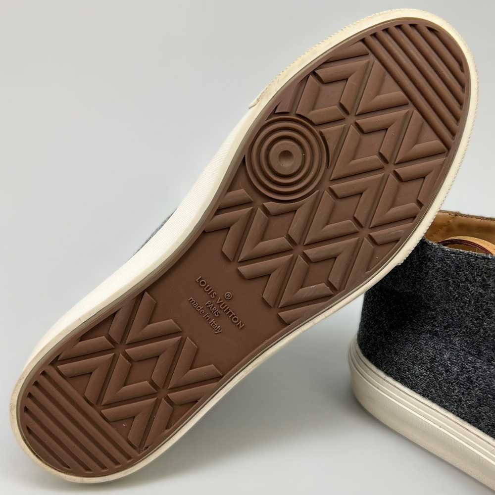 Louis Vuitton Desert boot sneaker leather wool 9.… - image 12